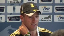 England v South Africa: Headingly Day 1 - AB de Villiers Interview /Football
