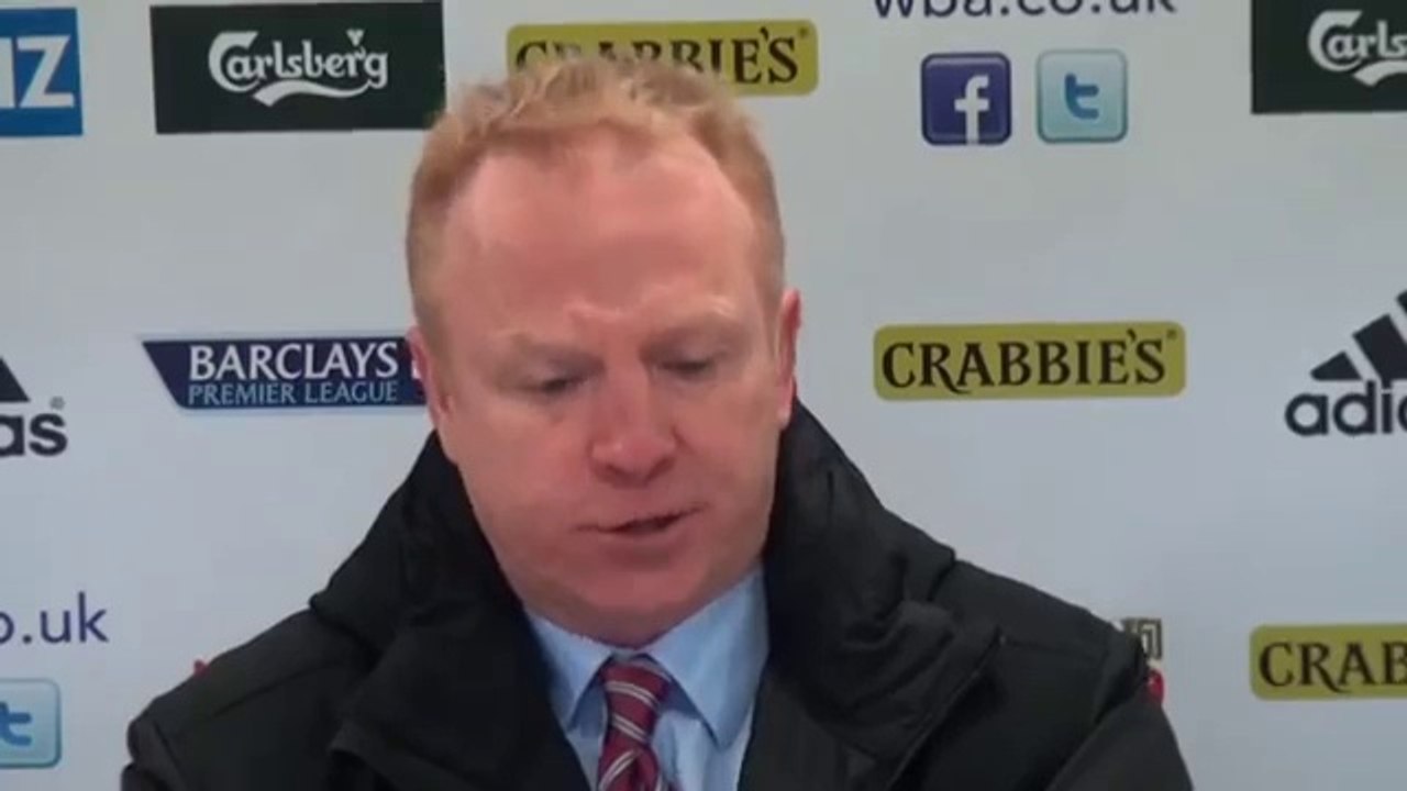 Mcleish Post West Brom 0 - 0 Aston Villa | English Premier League 2012