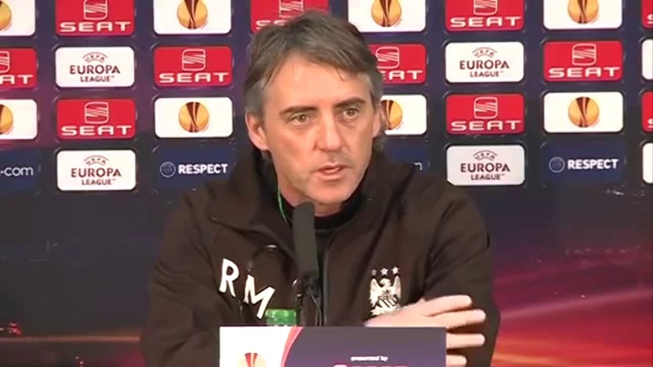 Tevez could play against Chelsea | Man City v Sporting Lisbon | Europa League 2011/12