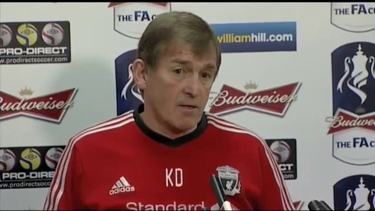 Kenny Dalglish Pre Everton Cup Semi Final