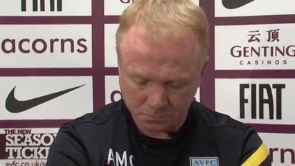 Aston Villa v Chelsea - McLeish on sad Petrov news | English Premier Leegue 2012