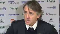 Mancini Admits Fault - Man City 0 - 1 Everton EPL 2012