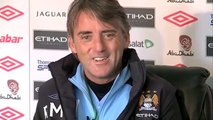 Liverpool v Man City - Mancini on disappointing Europe result and Liverpool's talent