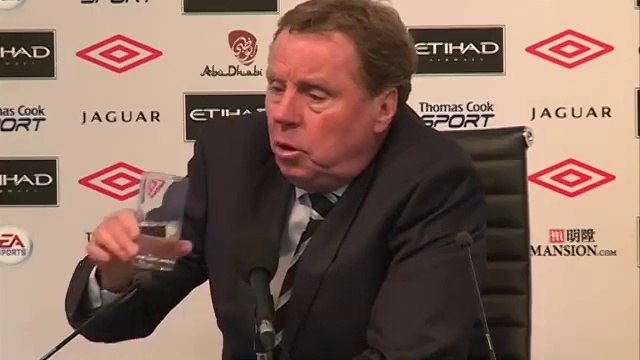 Harry Redknapp furious about Balotelli stamp - Man City 3-2 Spurs | Premier League 2012