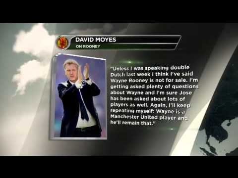 Manchester Utd, Moyes: 'Mourinho, Rooney resta qui'