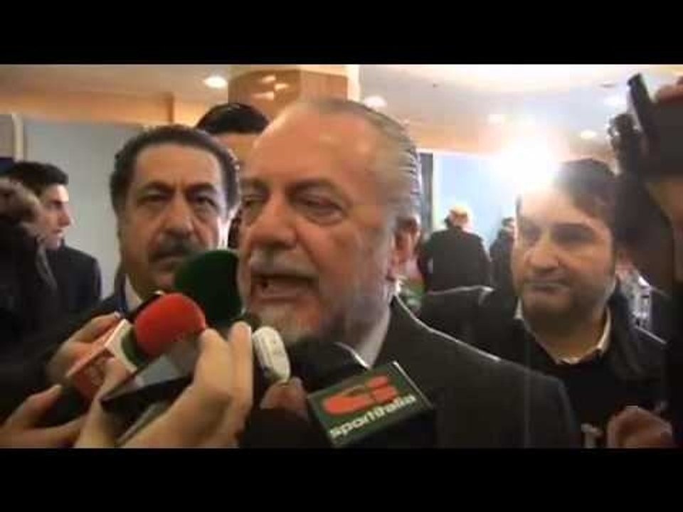 Napoli, De Laurentiis: 'Si rischia di falsare il campionato'