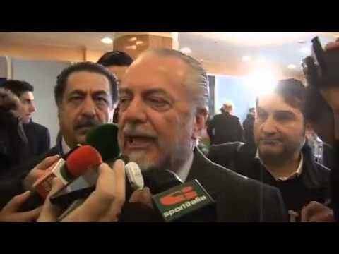 Napoli, De Laurentiis: 'Si rischia di falsare il campionato'