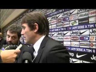 Juve, Conte: 'Gol Lazio? Episodio sfortunato...'