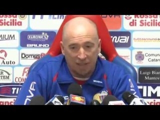 Catania, Maran: 'Coraggio e umiltà con la Roma'