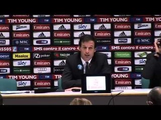 VIDEO Allegri:|'Regalato due gol alla Fiorentina'