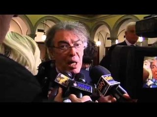Inter: Moratti non parla con i giornalisti