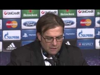 VIDEO Klopp: |'Potevamo fare meglio'