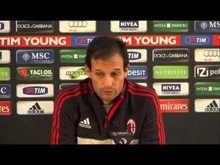 VIDEO Allegri:| 'Servono punti per risalire la classifica'