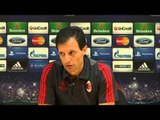 VIDEO Allegri:| 'Col Malaga partita non decisiva'