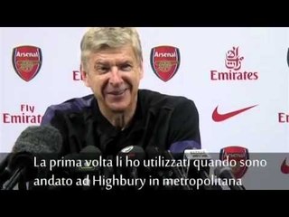 VIDEO Wenger:| 'Amo la metro ma non parla nessuno'
