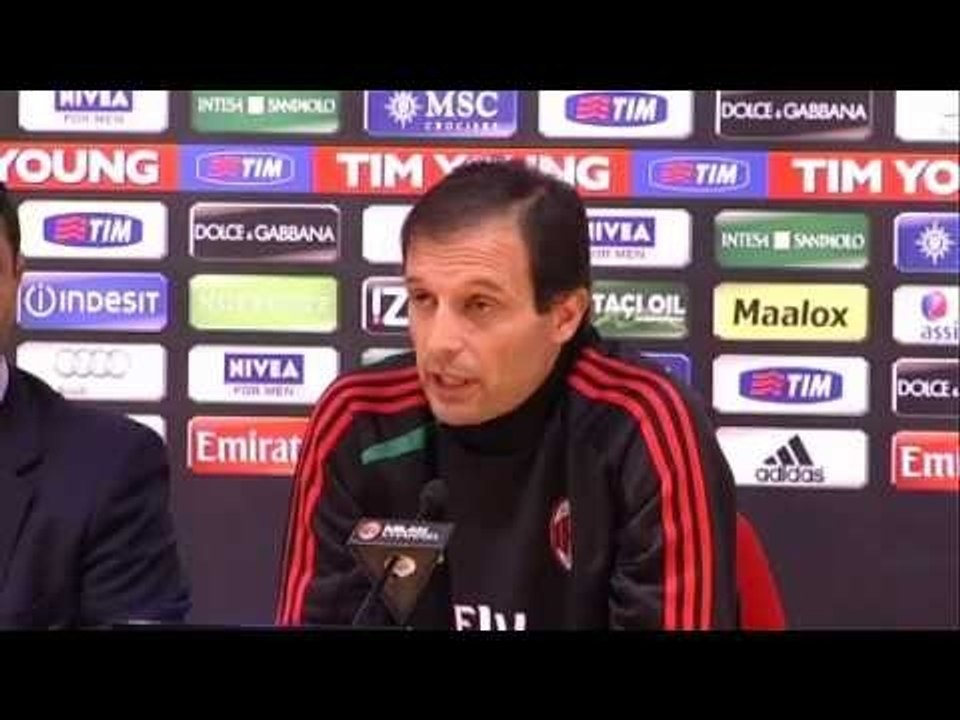 VIDEO Milan, Allegri su Antonio Cassano