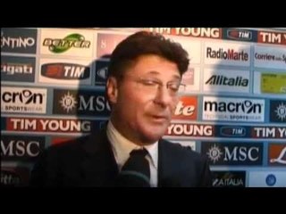 VIDEO Napoli, Mazzarri: 'Peccato per ko Bologna'
