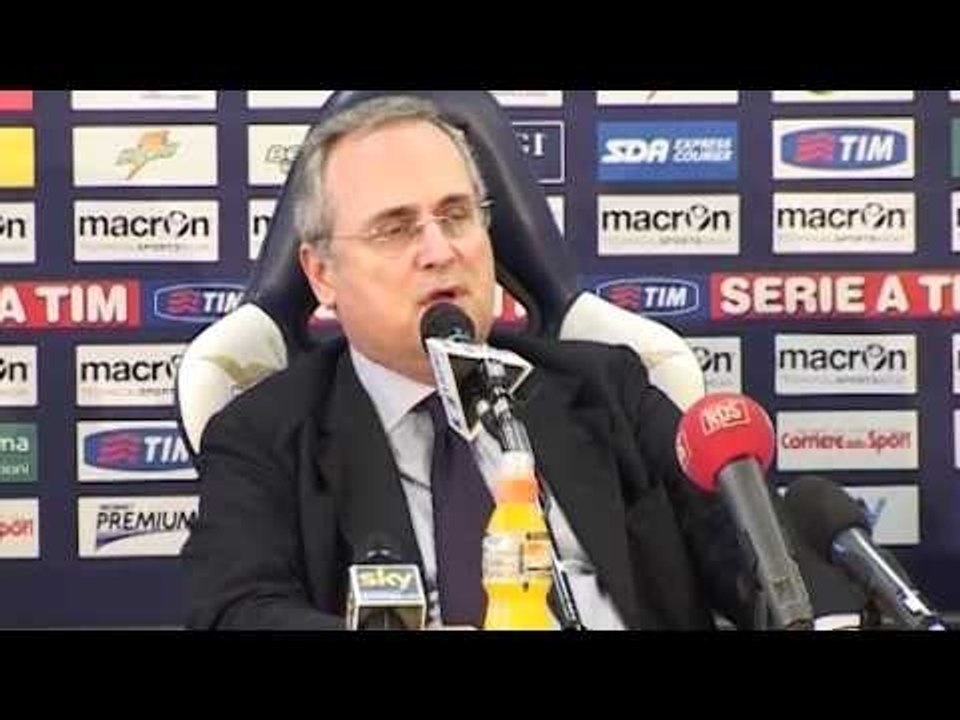 VIDEO Lotito presenta Ederson