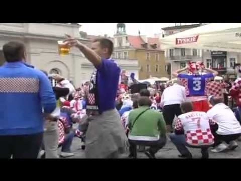 VIDEO Euro 2012, la bolgia croata a Poznan