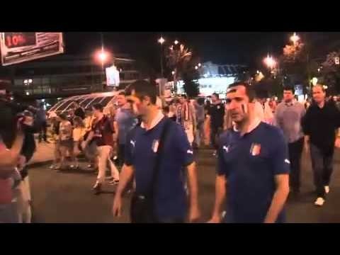 VIDEO I tifosi italiani festeggiano la vittoria