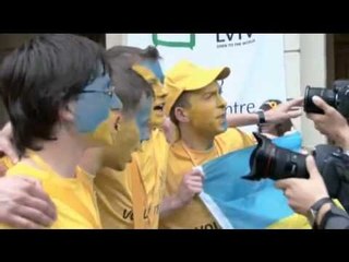 VIDEO Euro 2012, tifosi ucraini in festa a Lviv