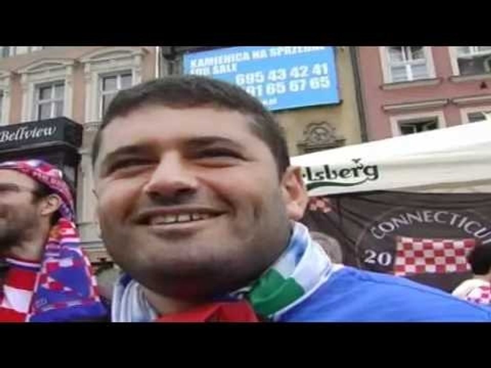 VIDEO Euro 2012, Tifosi italiani nelle strade di Poznan
