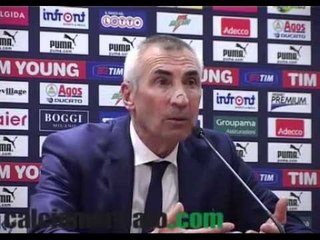 VIDEO Reja:| 'Terzo posto resta possibile'