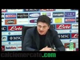 VIDEO Napoli, Mazzarri: 'Sotto con l'Udinese'