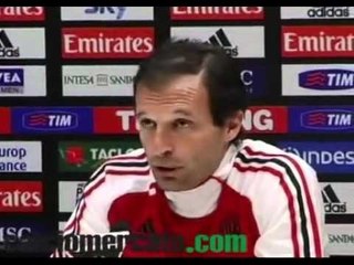 Allegri: 'Mai chiesto la cessione di Pato. Se l'Inter perde è fuori' VIDEO