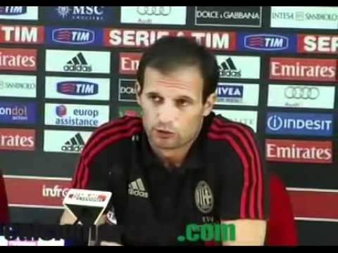 VIDEO Milan, Allegri: 'Ho poca scelta. Thiago Silva a centrocampo? Forse'