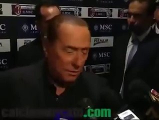 VIDEO Berlusconi 'Sì, Mister X è Aquilani!' Poi su Ganso, Kakà, Cassano...