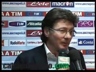 Napoli, Mazzarri: 'Scudetto? Mai nominato'. VIDEO