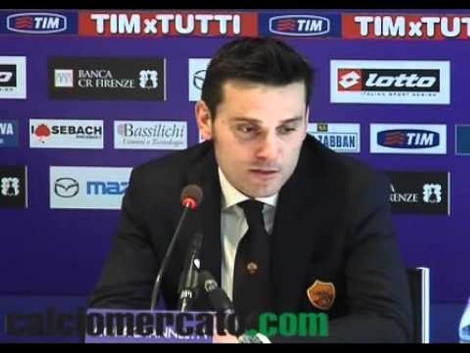 Montella VIDEO:| 'Roma, godiamoci Totti'