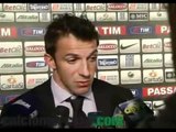 VIDEO Juve, Del Piero: 'Del Neri non ha colpe'