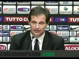 Allegri: 'Ancora presto per lo scudetto'. VIDEO