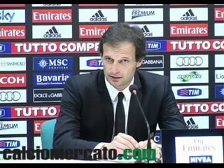 VIDEO Milan, Allegri: 'Cassano è andato bene'