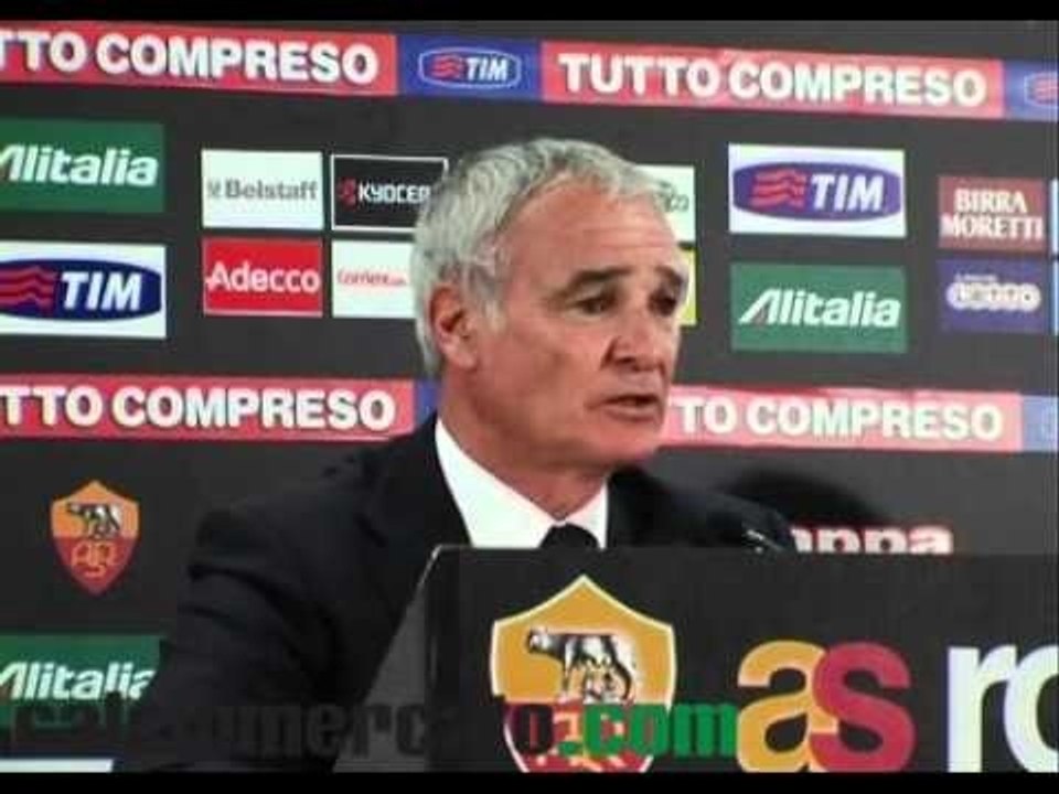 Roma, Ranieri: 'Espulsione Totti eccessiva'