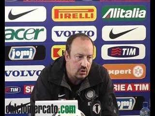 Benitez: 'Manette? Meglio gli occhiali. Nessun caso Pandev'.