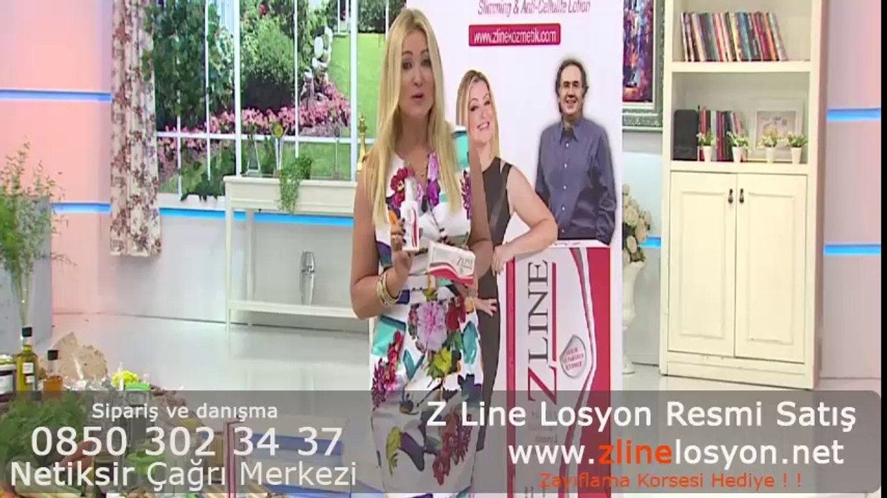 Zline Losyon Selülit Giderici ve Kilo Verdirici - İbrahim Saraçoğlu ürünü Zahide yetiş tanıtım  - Deniz marulu, zahide yetiş