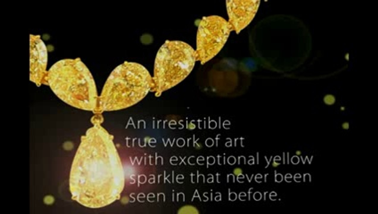 01 70 Carat of Beauty. ONLY Yellow Diamonds' Necklace. ONLY at ASTERIA