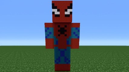 Minecraft Tutorial: How To Make A Spiderman Statue