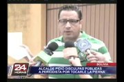 Alcalde que manoseó el muslo a periodista pidió disculpas ante posible denuncia