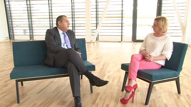 Studio Telewizji Kujawy z Jackiem Kuźniewiczem - Zastępcą Prezydenta Miasta Włocławek ds Rozwoju