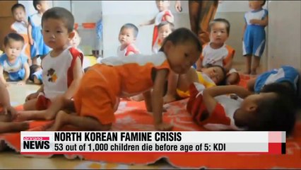 53 out of 1,000 North Korean children die before age of 5 KDI