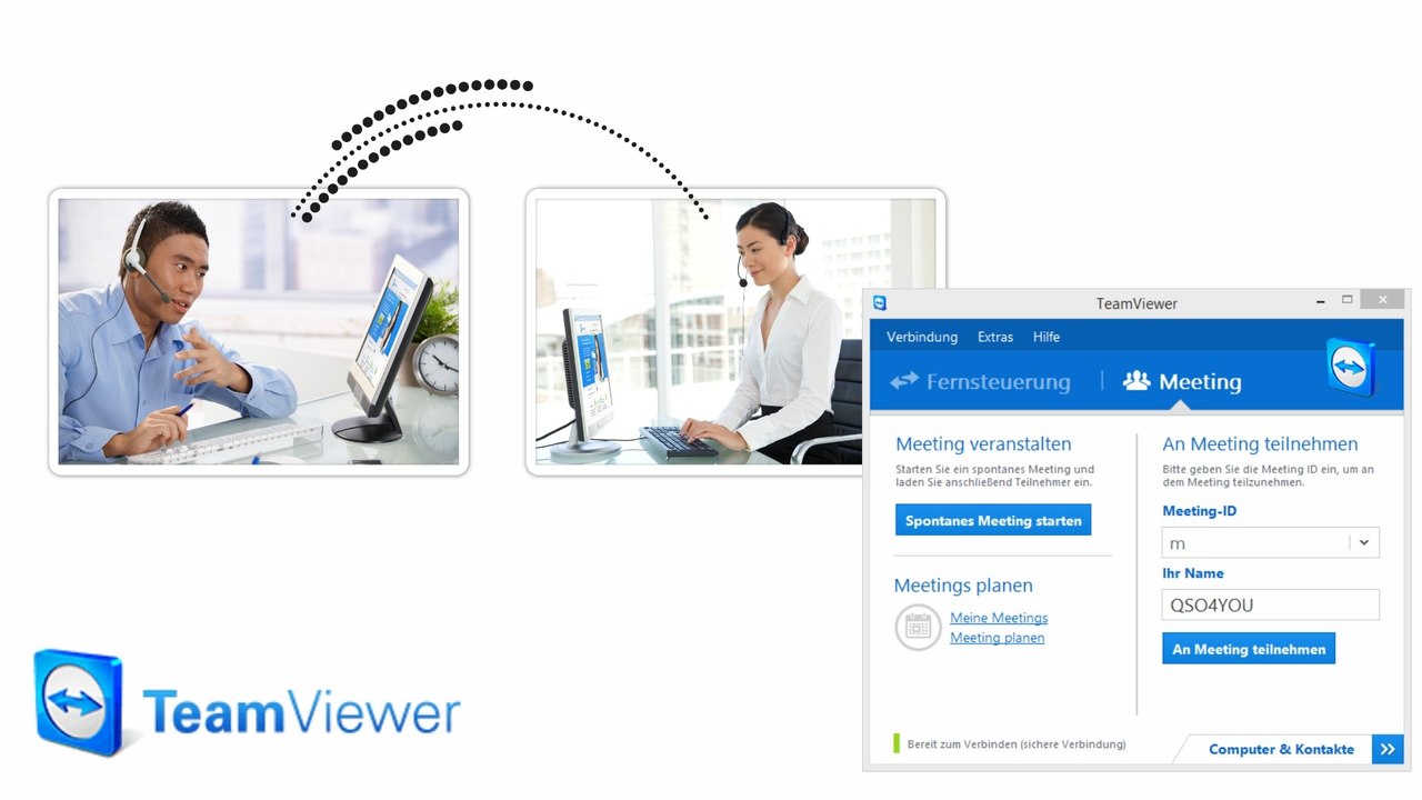 Online Meetings und Webinare mit TeamViewer - QSO4YOU Tech