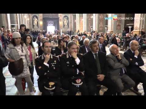 Napoli - La Chiesa dei Santi Severino e Sossio viene restituita alla città (07.05.14)