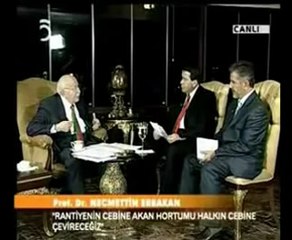 erbakan hocanın duygulandığı an