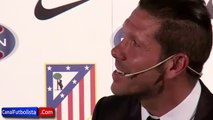 Simeone llora al recibir un mensaje de sus hijos - 2014