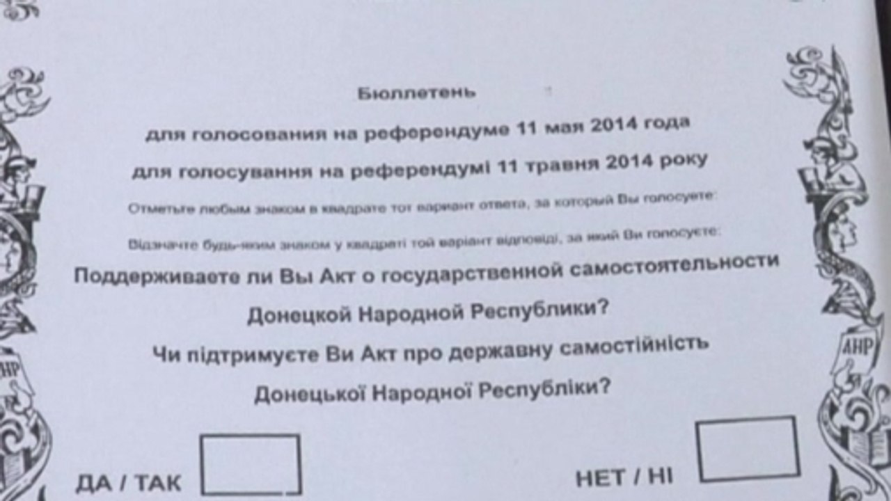 Separatists in Ukraine debate Putin's referendum call