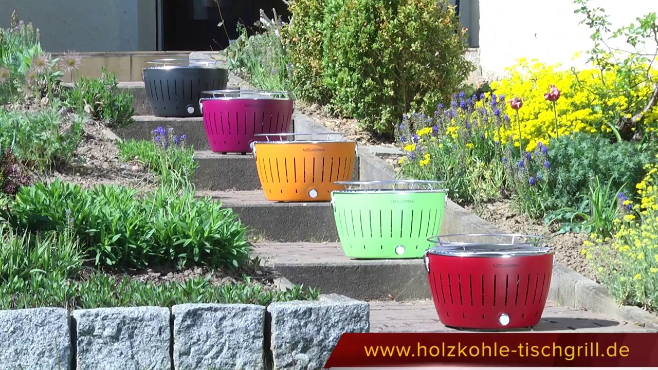 Test lotusgrill - der rauchfreie holzkohle-tischgrill
